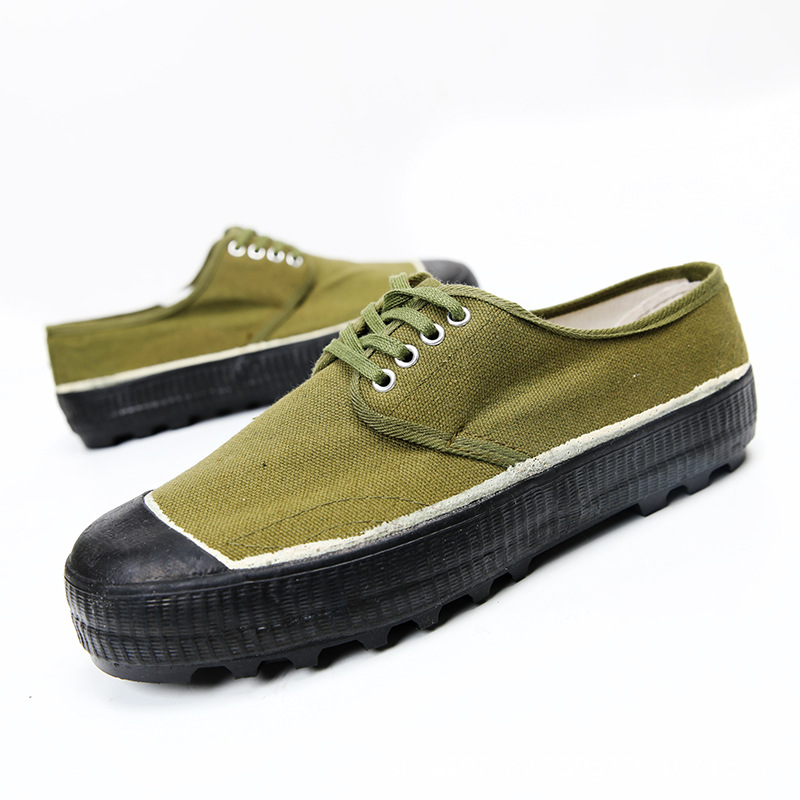 Genuine 3537 Liberation Shoes, Labor Protection Shoes, Construction Site Labor Rubber Shoes, Men's and Women's Casual Work Shoes, Wear-resistant Canvas Shoes