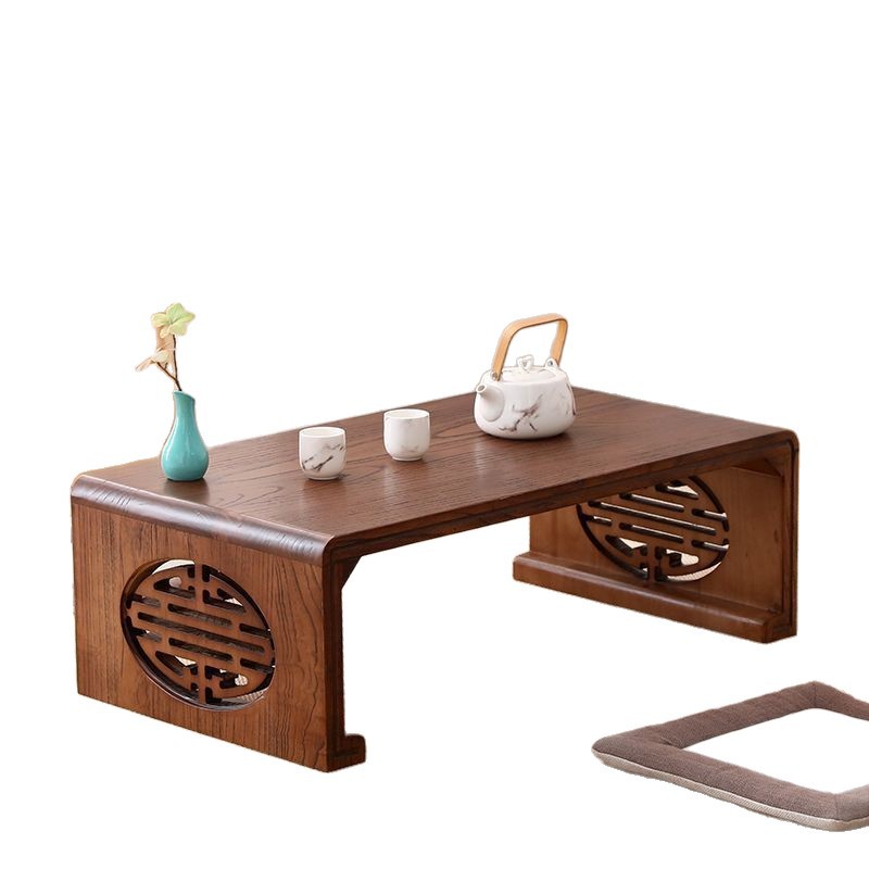 Tatami Small Table Coffee Table Solid Wood Japanese-Style Kang Table Bay Window Table Low Table Simple Floor Table National Study Table
