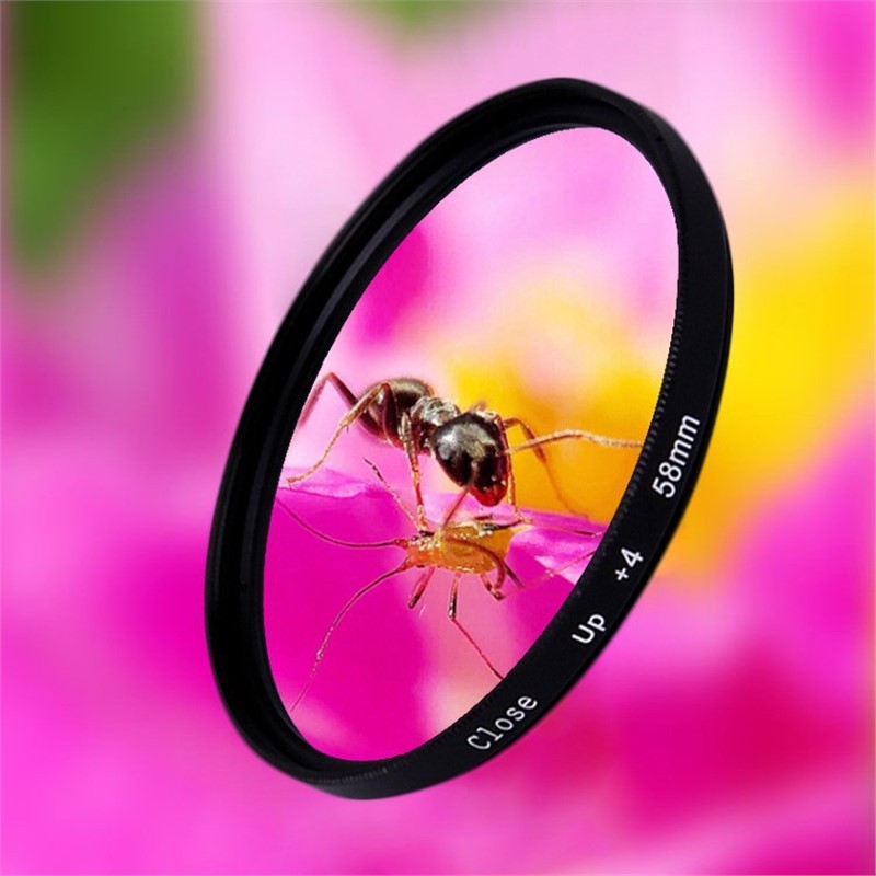 Макро увеличительное стекло 49 52 58 62 67 72мм, подходит для SLR Sony, Canon, Nikon