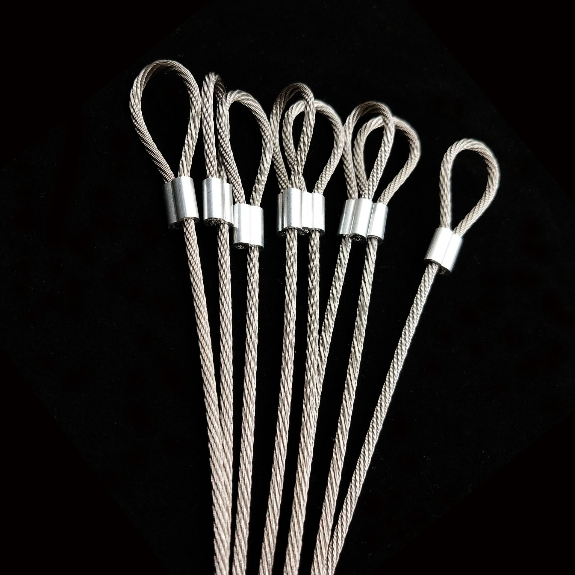 Прямые продажи с завода, проволочная веревка из нержавеющей стали 201, алюминиевая втулка в форме восьмерки, может быть сплющена и прессована, веревка для подъема