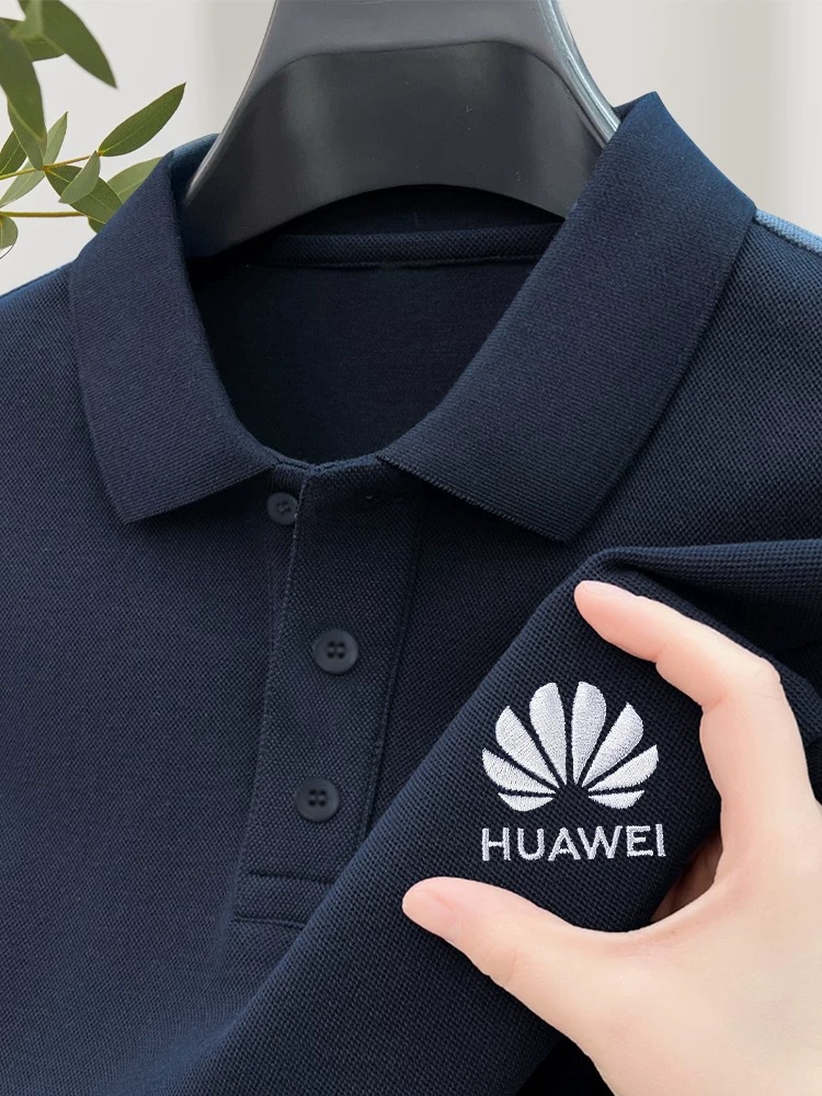 Custom Polo Shirt Enterprise Logo Printing Embroidered Work Clothes DIY Short-sleeved T-shirt Men's and Women's Group Lel Advertising Shirt