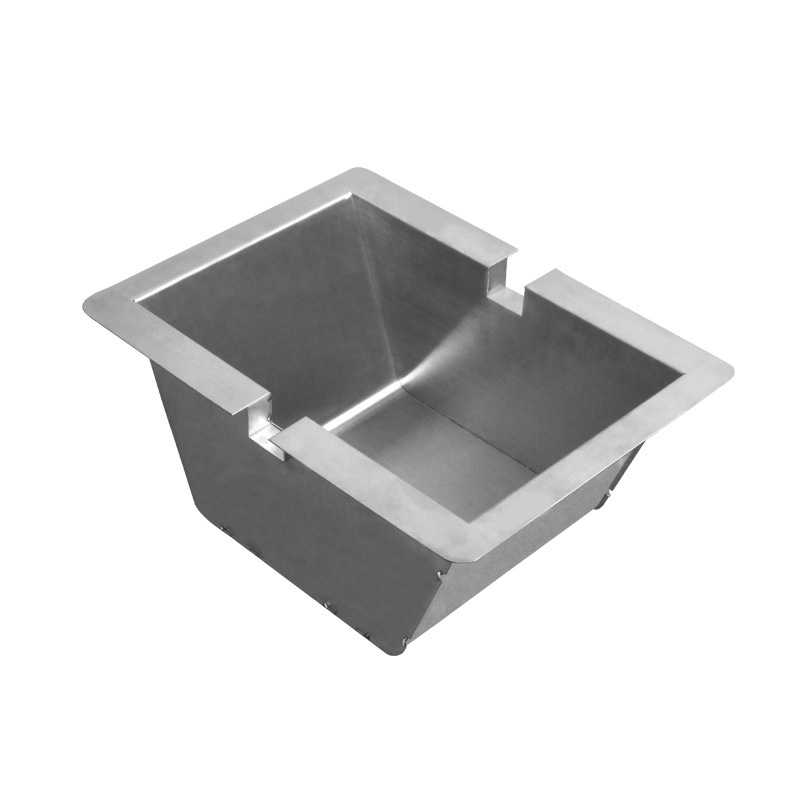 Bank hospital cash register channel slot manufacturers 304 high quality stainless steel anti-theft door cash counter Kaiqi security