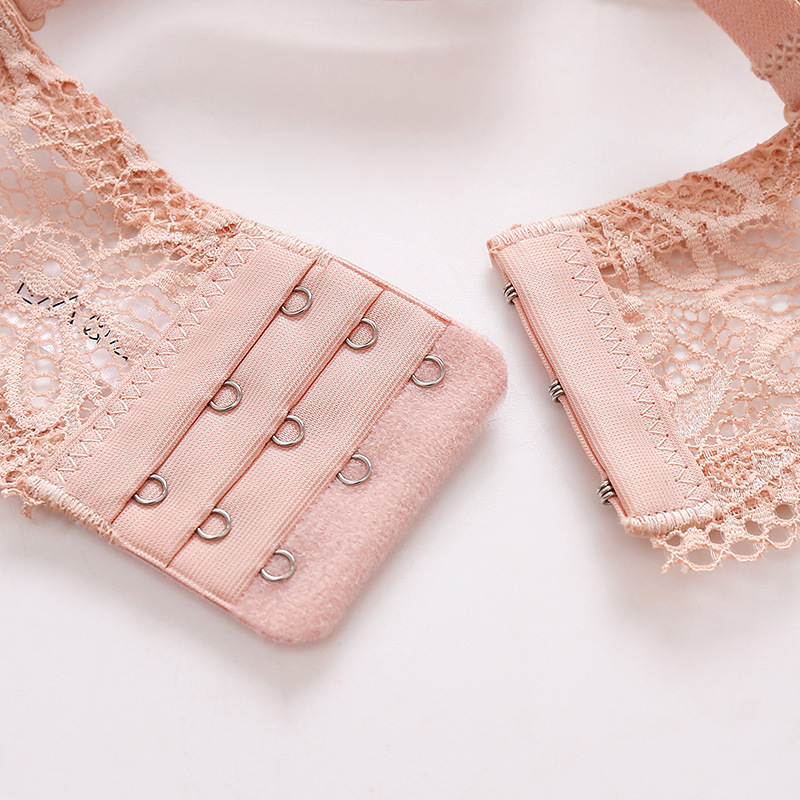 European and American Explosions Sexy Half Cup Lace bra Steel Rings Push-up Anti-expansion Large Size Underwear bra New