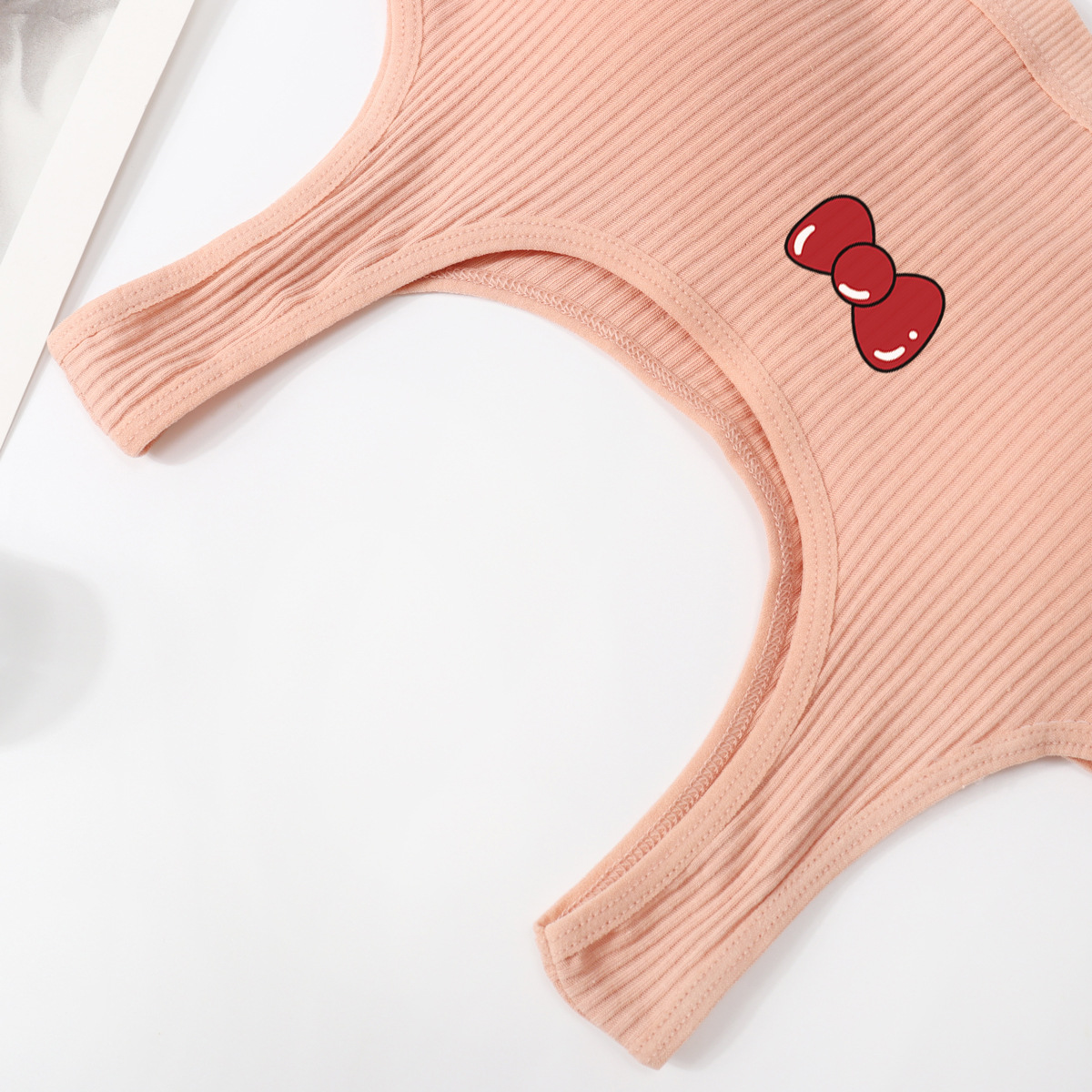 Girls' Underwear Junior High School Students High School Students Female High School Students Pure Cotton Stall Developmental Small Vest Big Children Girls' Bra