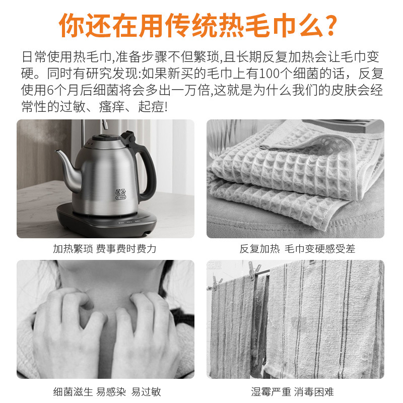 Lair Cotton Smart Home Heating Towel Machine W2J Plant Fiber Compression Towel Automatic Soft Towel Machine