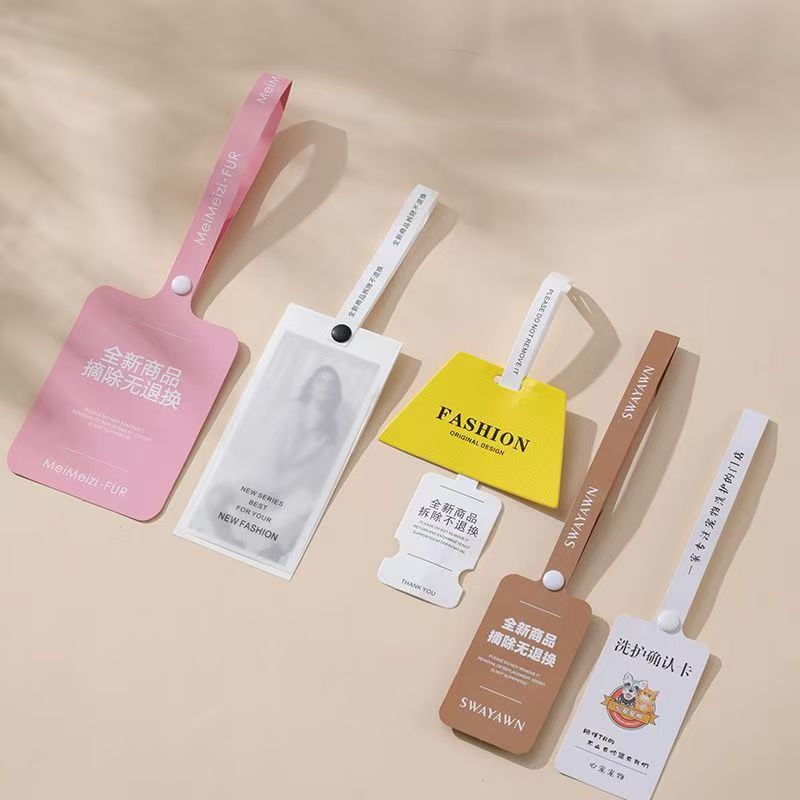 Soft Plastic New Paper Tag, Paper Anti-Tamper Buckle, Anti-Theft, Anti-Adjustment, Moisture-Proof, Anti-Counterfeiting Buckle, Tear-Resistant Disposable Tag