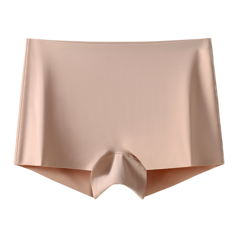 Security Pants for Women, Anti-Exposure, Non-Curling, Ice Silk Seamless Underwear, Boxer Briefs, Pure Cotton Leggings, Summer Thin Shorts