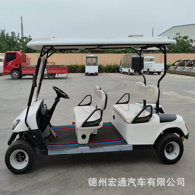 Electric Golf Cart 4 Seats 6 Seats Tourist Attraction Reception Patrol Car Park Sightseeing Shuttle Golf Cart