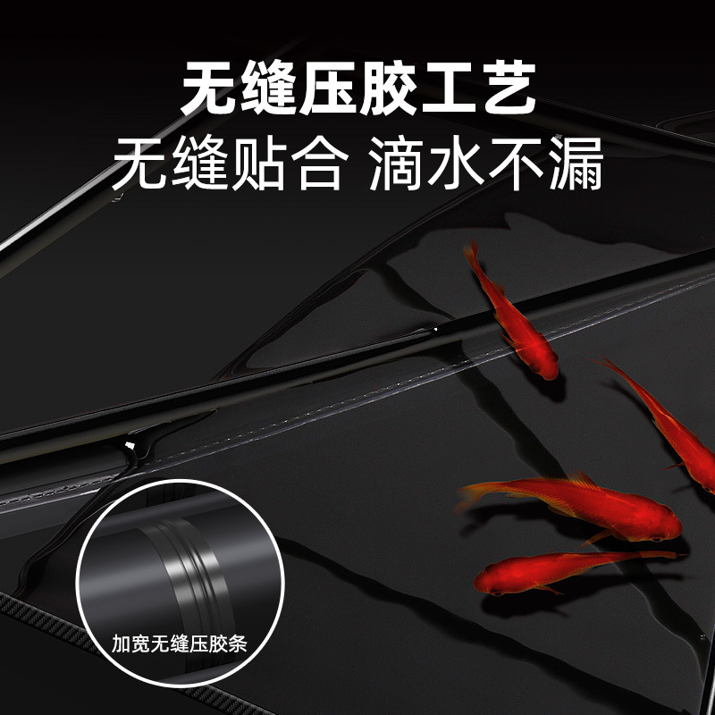 2 All-metal fishing umbrella special manufacturers wholesale double-layer vinyl rain-proof sunshade fishing umbrella thickened wind-resistant fishing umbrella