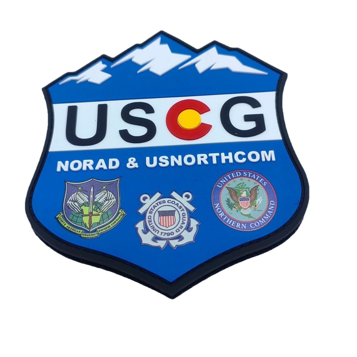 Manufacturer Customized Cross-Border E-Commerce Supply Pvc Soft Rubber Velcro Drop Plastic Trademark Logo Soft Rubber Shoulder Patch Armband Patch