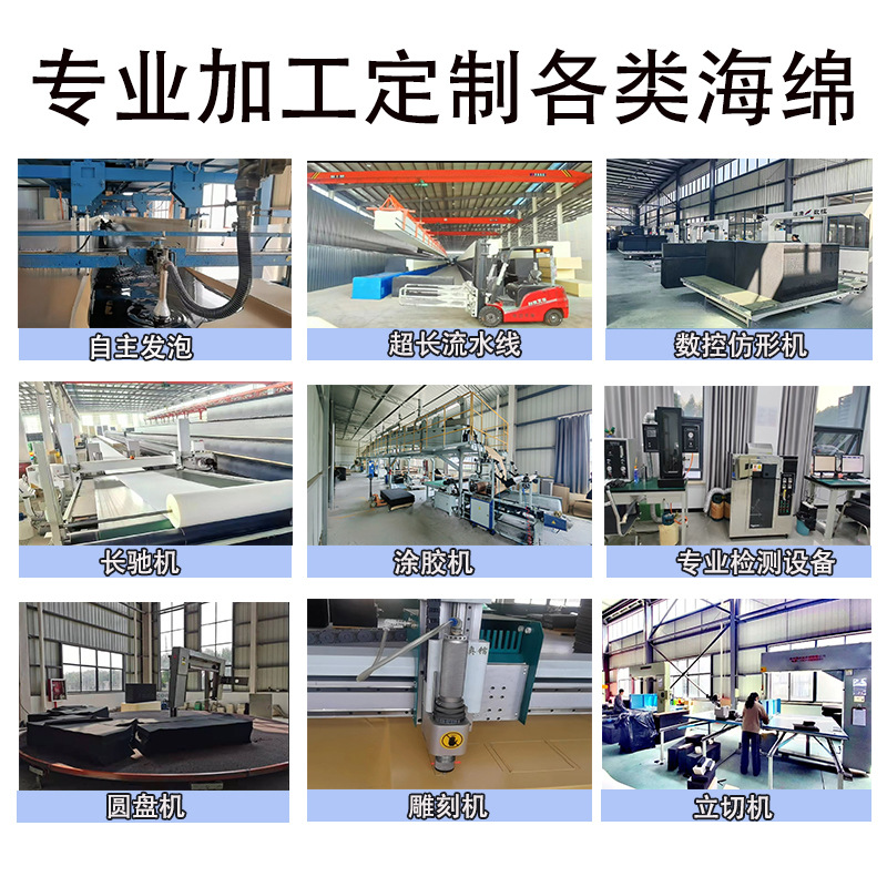 Sponge Factory Direct Sales Medium and High Density Sponge Coil Sheet Filling Material Buffer Shock-Proof Polyurethane Sponge Sheet