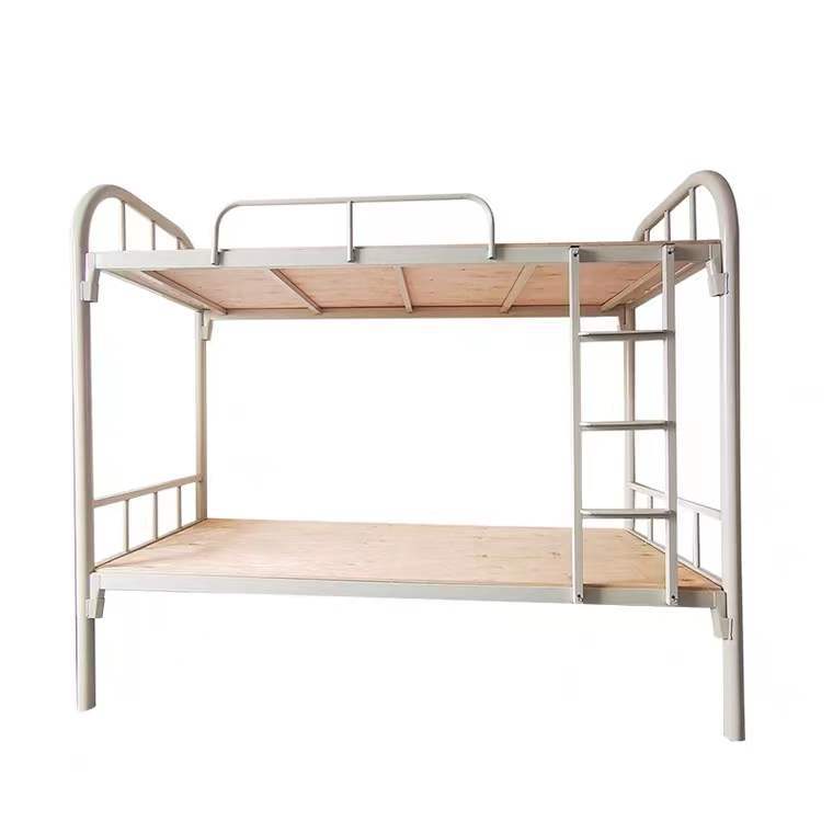 Upper and lower bunk iron bed double-layer construction site high and low frame bed staff dormitory double iron bed student upper and lower iron bed