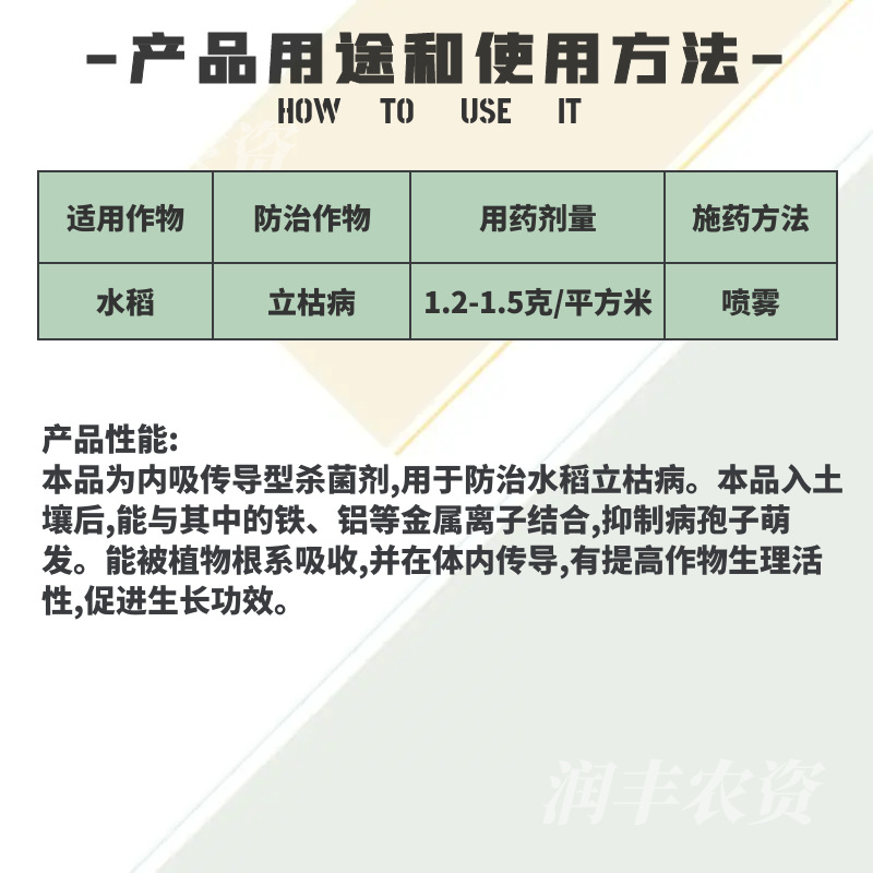 Bainongstar 30% Methamphetamine, Methamphetamine, Rice Seedling Stage Wilt Pesticide, Soil Fungicide