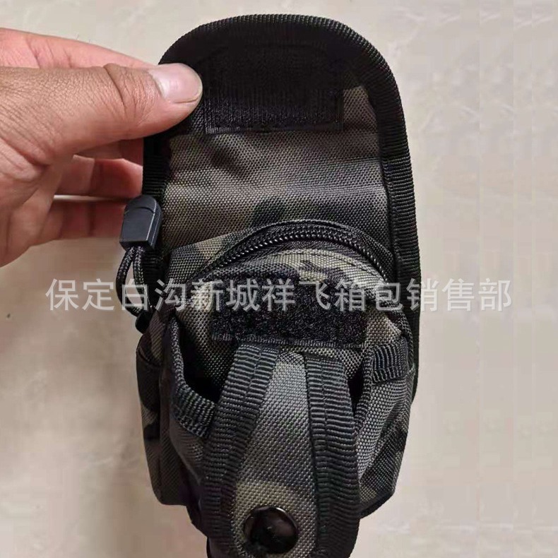 Wholesale Waterproof Outdoor Tactical Slingshot Bag Pinball Waist Bag Camouflage Slingshot Steel Ball One-piece Waist Hanging Bag Steel Bead Bag