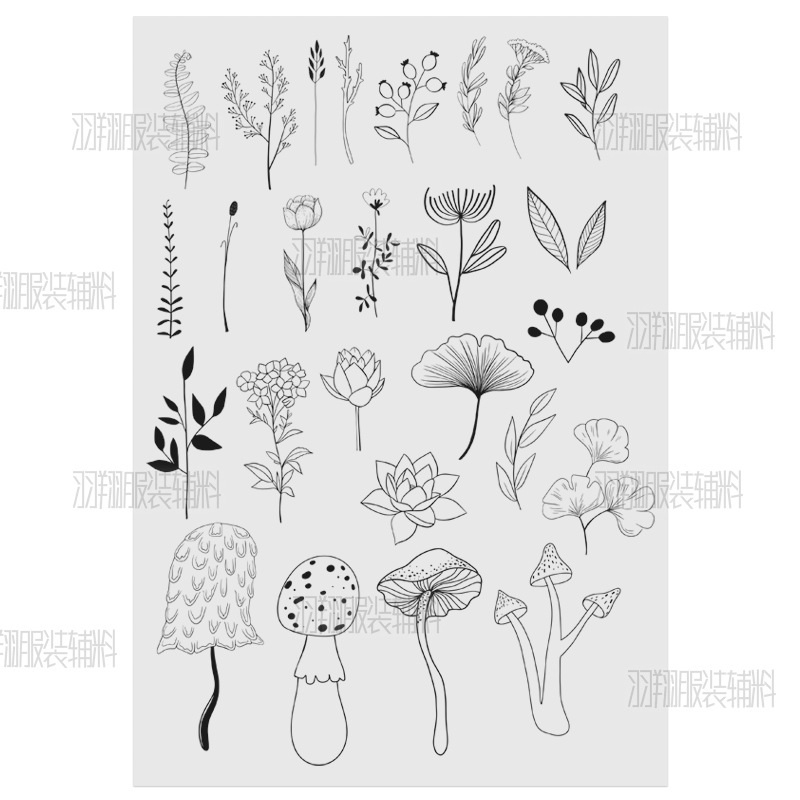 Low temperature cold water soluble adhesive non-woven fabric printing pattern self-adhesive can stick water soluble DIY embroidery stabilizer cross-border