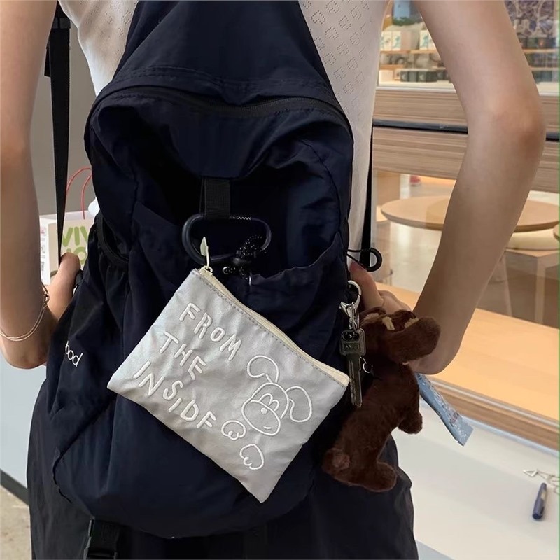 Original Bow Silver Coin Card Holder Id Lipstick Earphone Design Wallet Women's Storage Bag