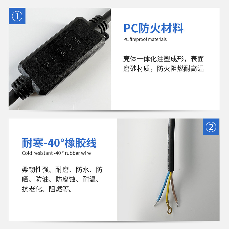 APOWER SPD Outdoor LED Power Surge Protector Road Lighting Street Light 10KV Parallel Lightning Protector