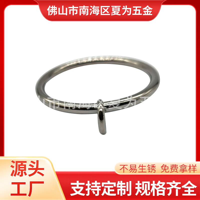 Металлические кольца для штор, закрытые крючки, римские кольца, аксессуары для штор, новые китайские стильные кольца