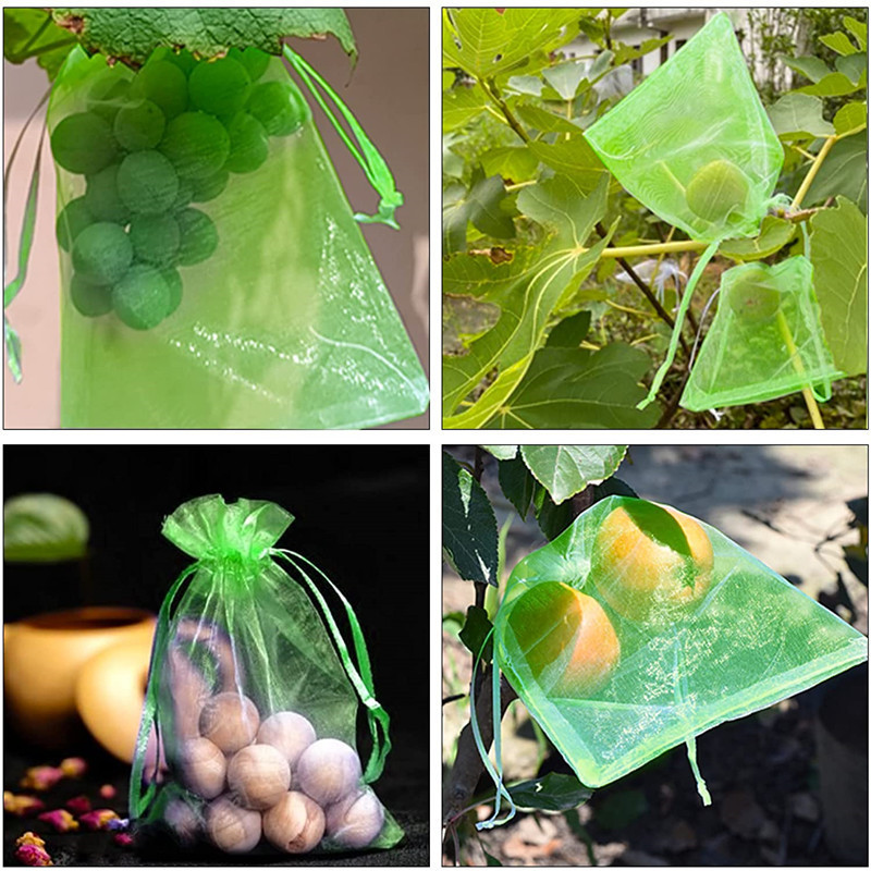 Wholesale Fruit Bagging, Special Bagging for Breeding Strawberries and Peaches, Gardening Orchard Bird-Proof Nylon Insect-Proof Mesh Bag
