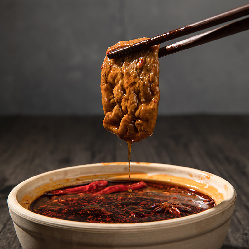 [Three Squirrels Tofu 120 g/Bag] Spicy Spicy Dried Bean Curd with Xishi Xiaomei Snacks