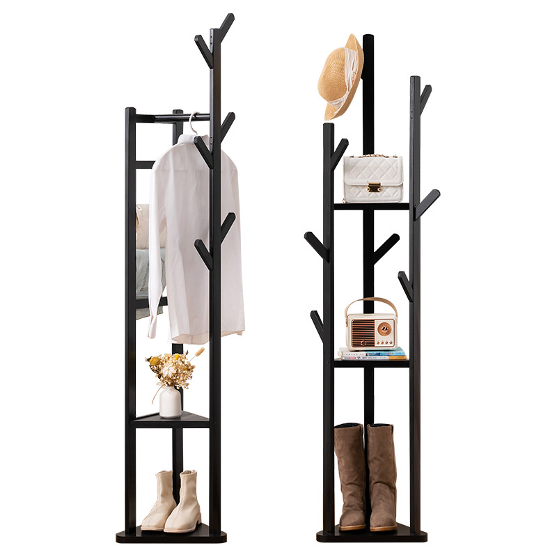 Coat Rack Floor Hanger Household Hanger Hanging Clothes Floor Rack Bedroom Vertical Simple Rack Hanger