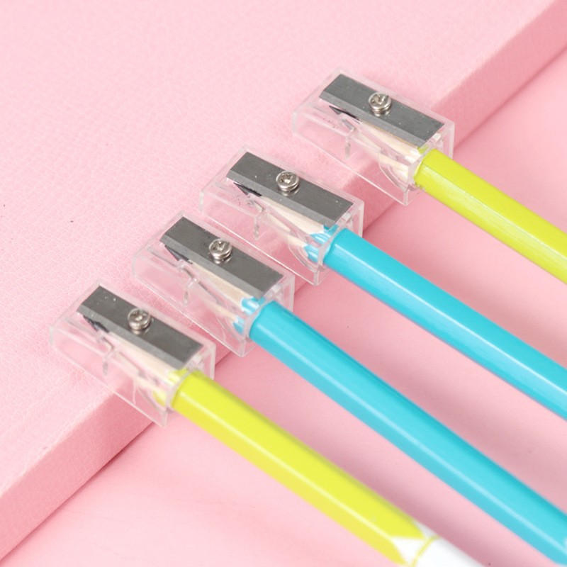 Taihao Beveled Transparent Knife Core Accessories Pencil Sharpener Pencil Charcoal Pencil Sharpener Eyebrow Pencil Sharpener Pencil Sharpener Planer