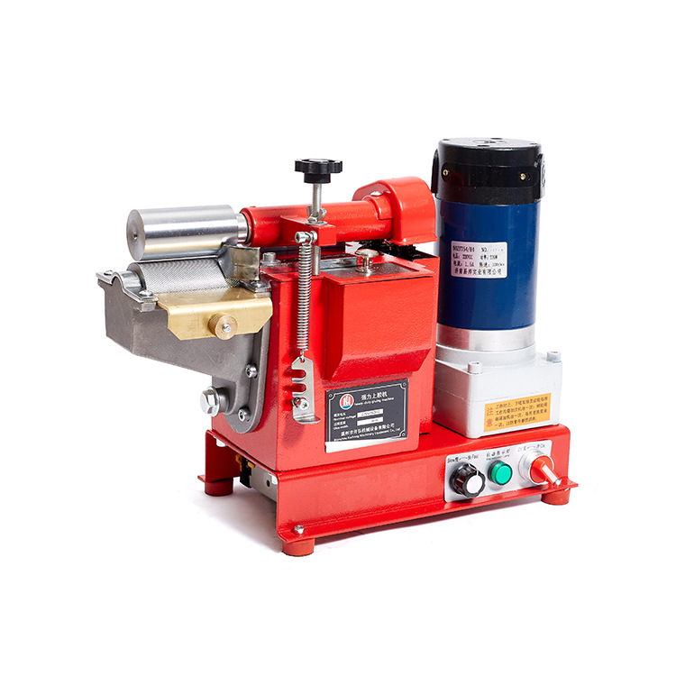 7.5cm Iron Roller Glue Machine Speed-Adjustable Powerful Glue Machine Leather Handbag Shoe Sole Luggage Glue Machine Yellow Glue Machine