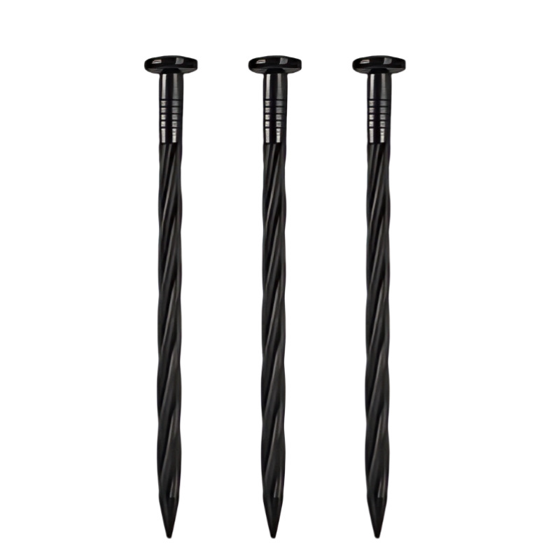 Manufacturer Wholesale Pp Gardening Ground Nails, Plastic Ground Stakes, Isolation Belt Fixing Anchors, Edge Stakes, Turf Spiral Stone Separators