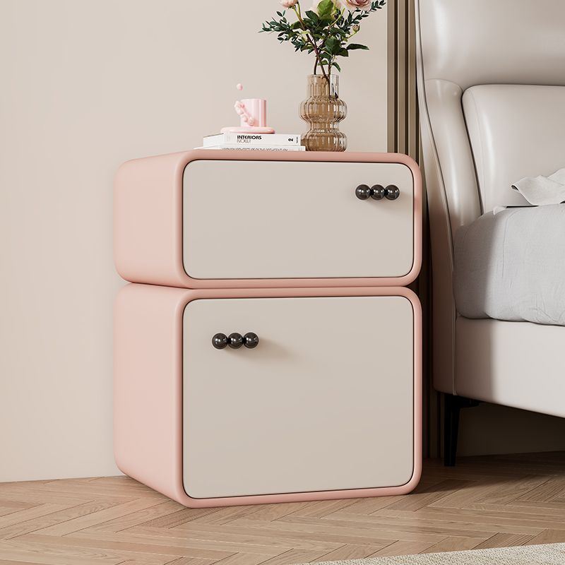 Cream Style Bedside Table Small Bedroom Home Simple Modern New Style Fully Equipped Ultra-Narrow Children's Room Light Luxury Artificial Board