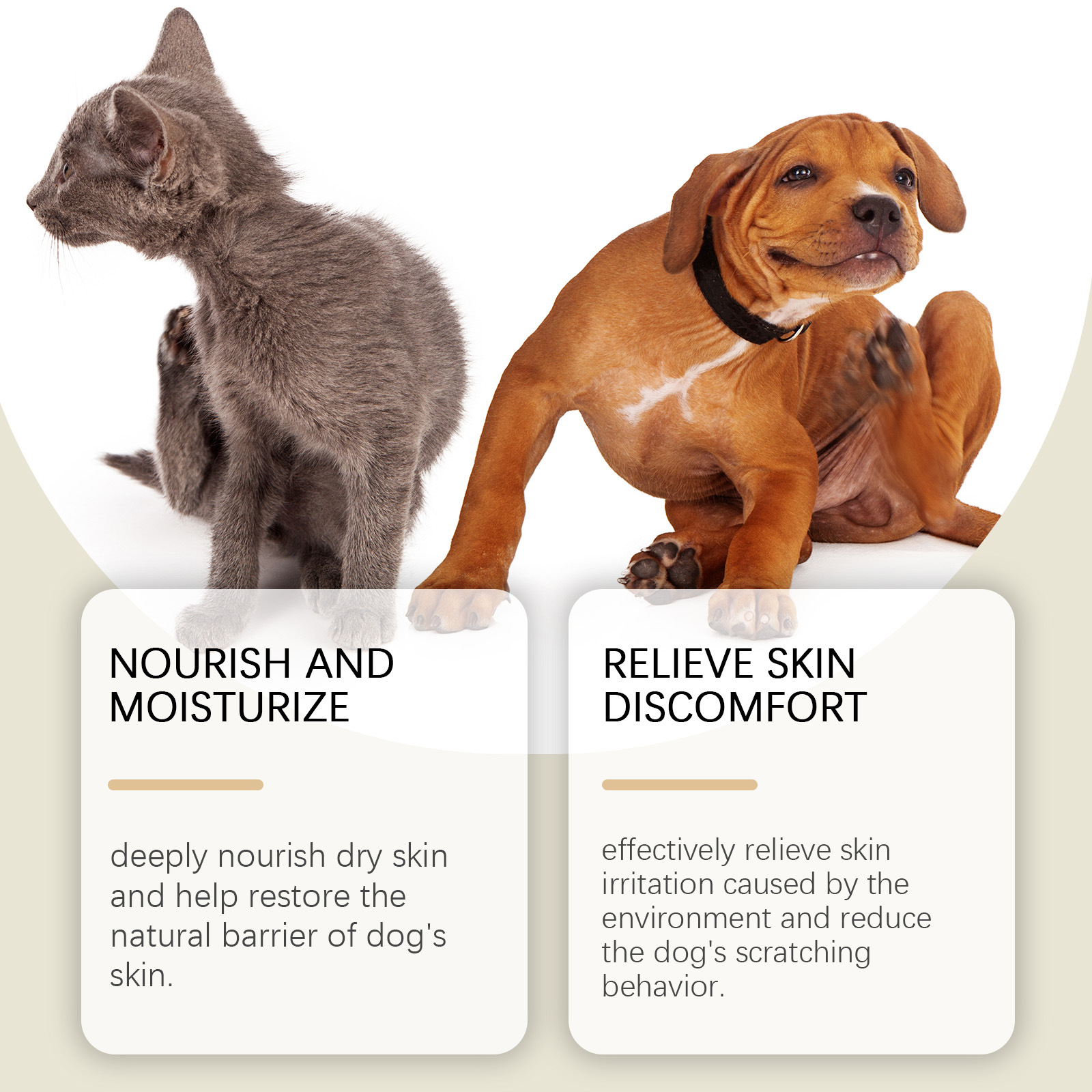 Yegbong Dog Skin Care Cream Dog Skin Care Moisturizing Anti-Scratch Smooth Skin