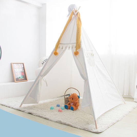 Indian Children's Tent Indoor Triangular Small House Toy House Painting Graffiti Tent Play House Game House