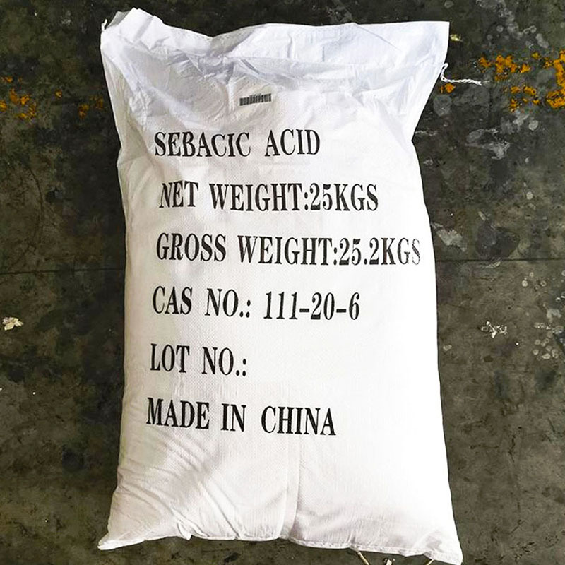 Granular or powder sebacic acid 99% sebacic acid intermediate rubber organic acid active agent industrial plasticizer
