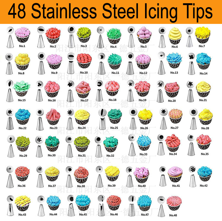 Small spot welding #430 stainless steel piping nipple cream nipple baking tools cake supplies biscuit mold utensils