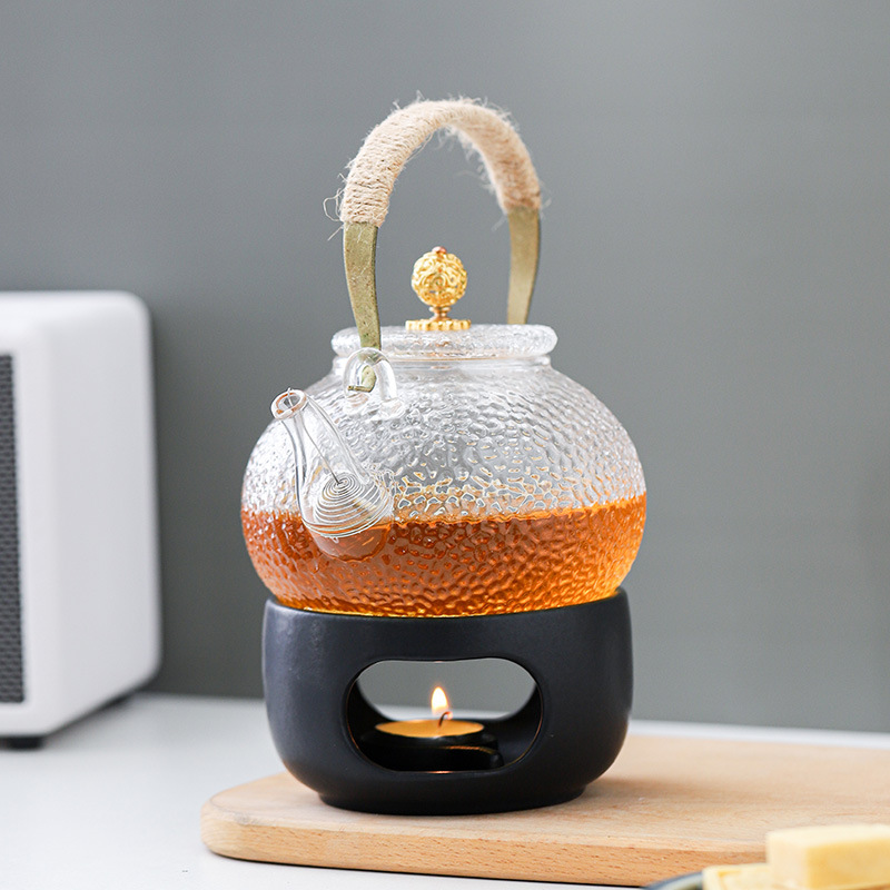 Japanese tea stove warm tea ceramic tea stove teapot base candle insulation fragrant tea maker suit household heating