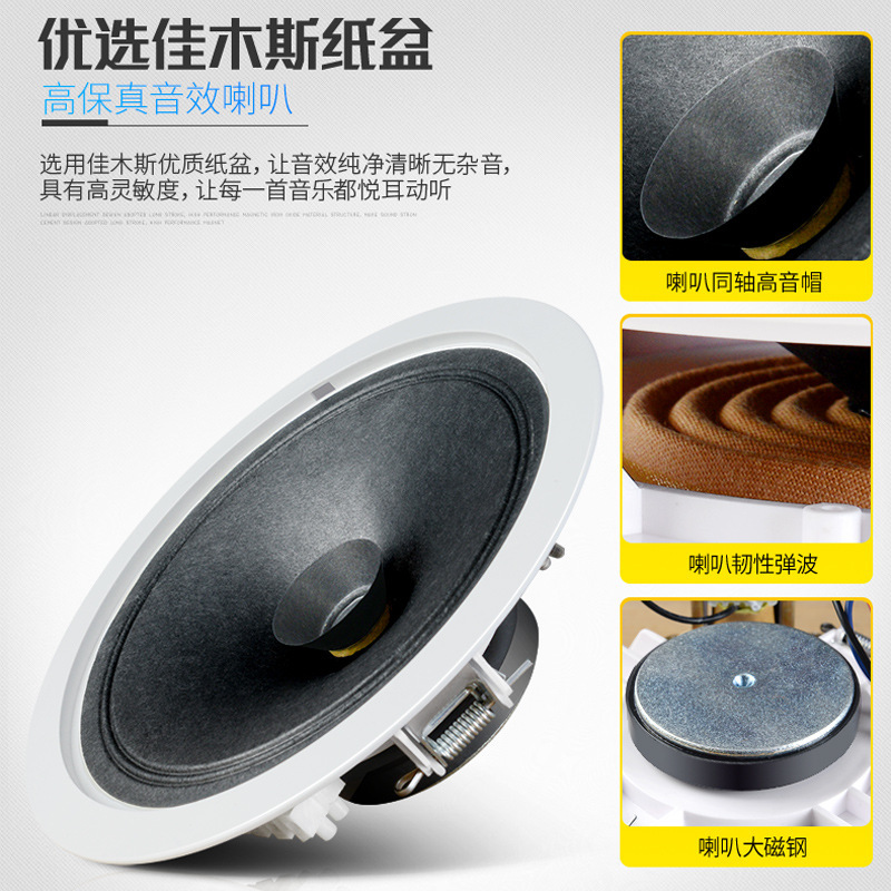 Ceiling Speaker Ceiling Audio Store Fixed Pressure Public Broadcasting Background Music Ceiling Speaker