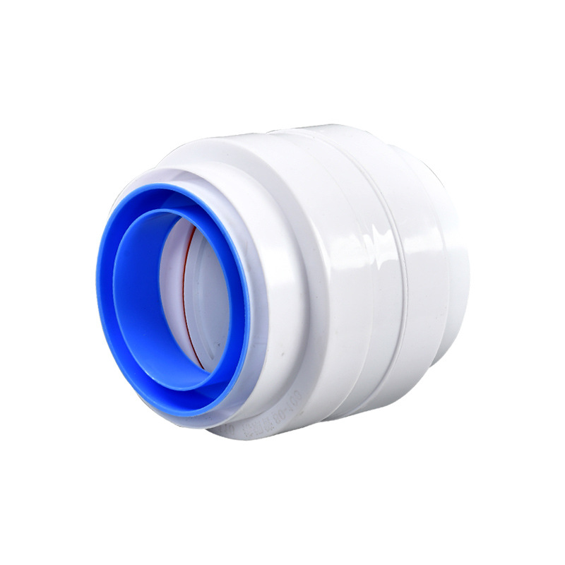 110 Pipe Double-open Check Valve PVC Pipe Check Valve Bath Heater Ventilation Exhaust Fan 110 Hood Check Valve