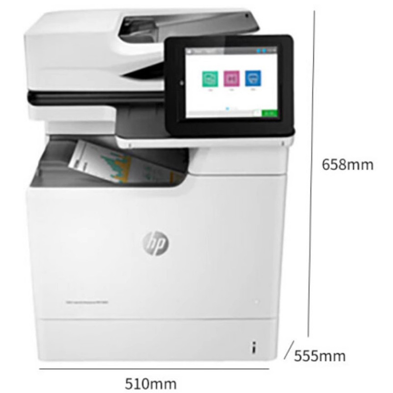 HP HP M681DH printer A4 color high-speed digital all-in-one double-sided printing copy scanning