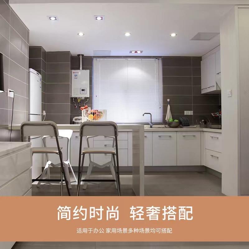 Wholesale punch-free electric aluminum alloy blinds curtain sunshade office partition Bathroom Kitchen waterproof shading