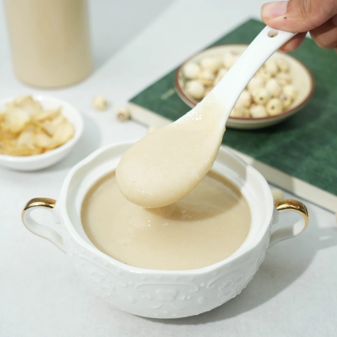 in stock lotus seed lily yam powder 400g canned without sucrose breakfast meal meal replacement powder