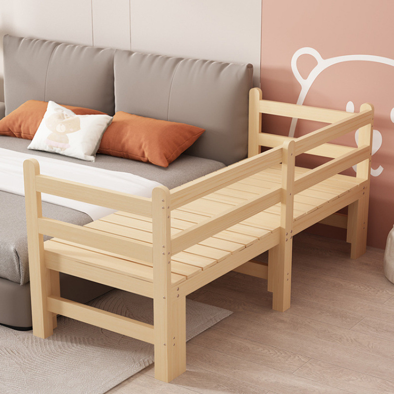 Folding Widened Bed Spliced ​​Bedside Bed Home Crib Widened Children's Bed Double Lunch Break Bed Adult Bed Factory
