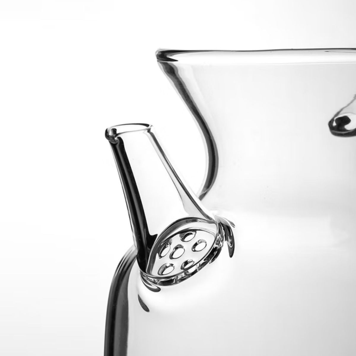 Transparent Imitation Song Glass Teapot Special Green Tea Pot Tea Set Small Size Tea Kettle Tea Maker Household Single Pot