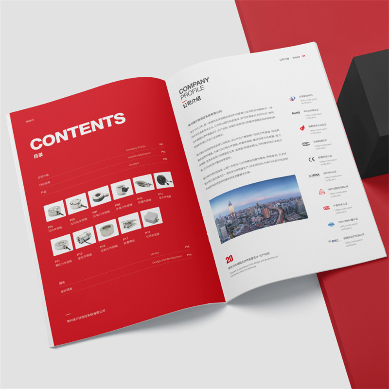 Album Printing Factory Corporate Brochure Printing Custom Production Book Manual Printing Album Sample Album Printing