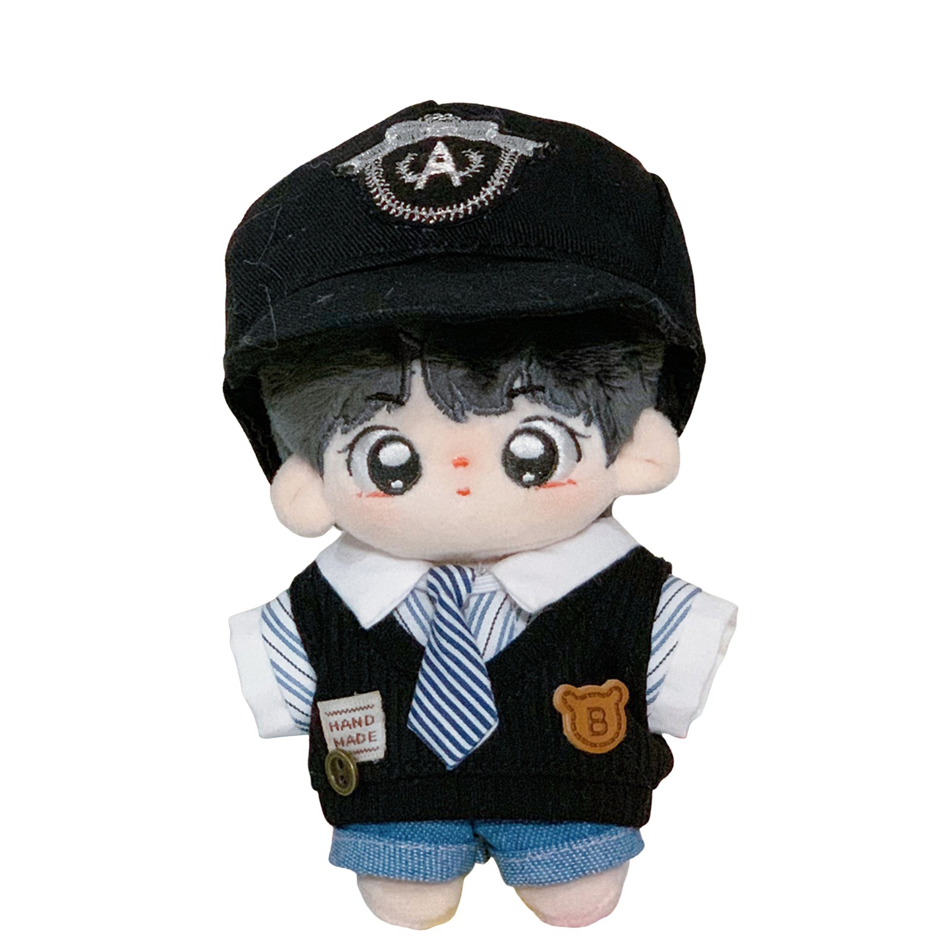 10cm Doll Coat 10cm Cotton Doll Coat Starfish Normal Body Cotton Doll Coat suit Plush Doll Dress-up