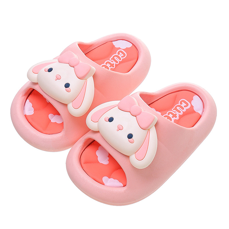 Summer Girls' Sandals and Slippers Princess Cartoon Indoor Non-slip Bathroom Bath Cute Soft Bottom Small and Medium-sized Children's Slippers