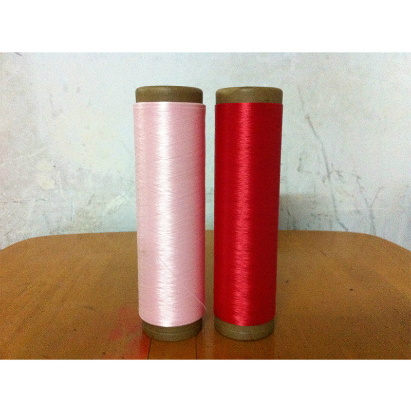 Factory Direct polyester yarn dty medium elastic yarn network yarn 50D/24F 36F75D/36F72F polyester low elastic yarn