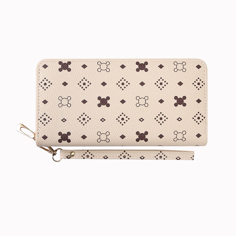 Source Factory 2025 New Women's Wallet Long Multi-Card Slot Coin Purse Wallet Zipper Clutch Mobile Phone Bag