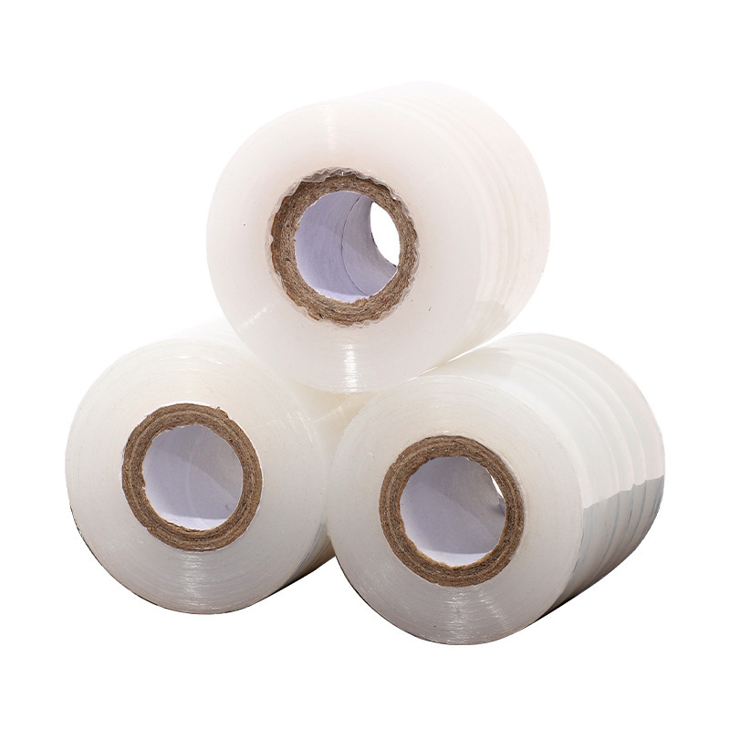 Pe Stretch Film for Packaging, 50cm Industrial Large Roll, Transparent, High Viscosity, Not Easy to Break, Logistics Stretch Film Manufacturer Wholesale