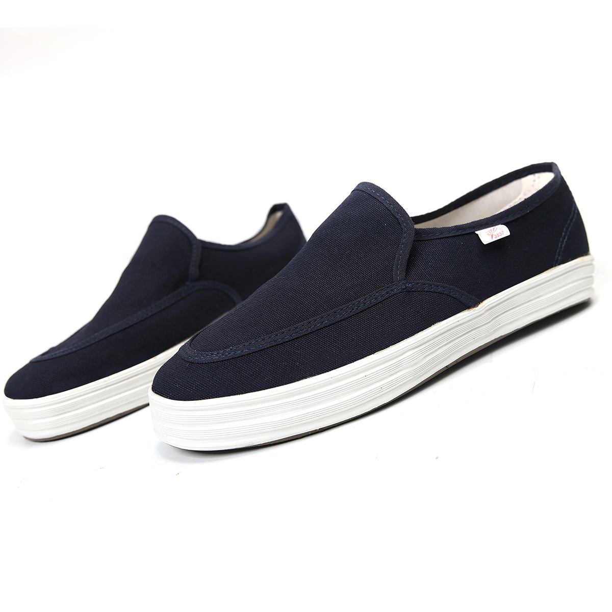 3537 Boss Cloth Shoes, Outdoor Casual Shoes for Men and Women, Lightweight and Comfortable Work Shoes, Breathable Slip-on Hiking Shoes