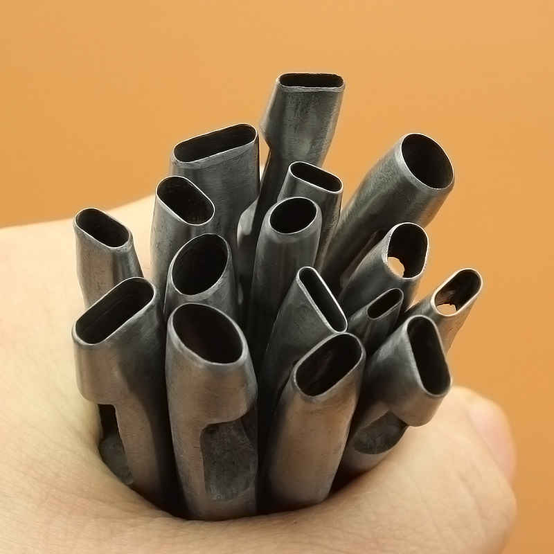 Овальный дырокол округлой формы плоский дырокол для ремней DIY ручной пробивной инструмент для кожи отверстий для глаз