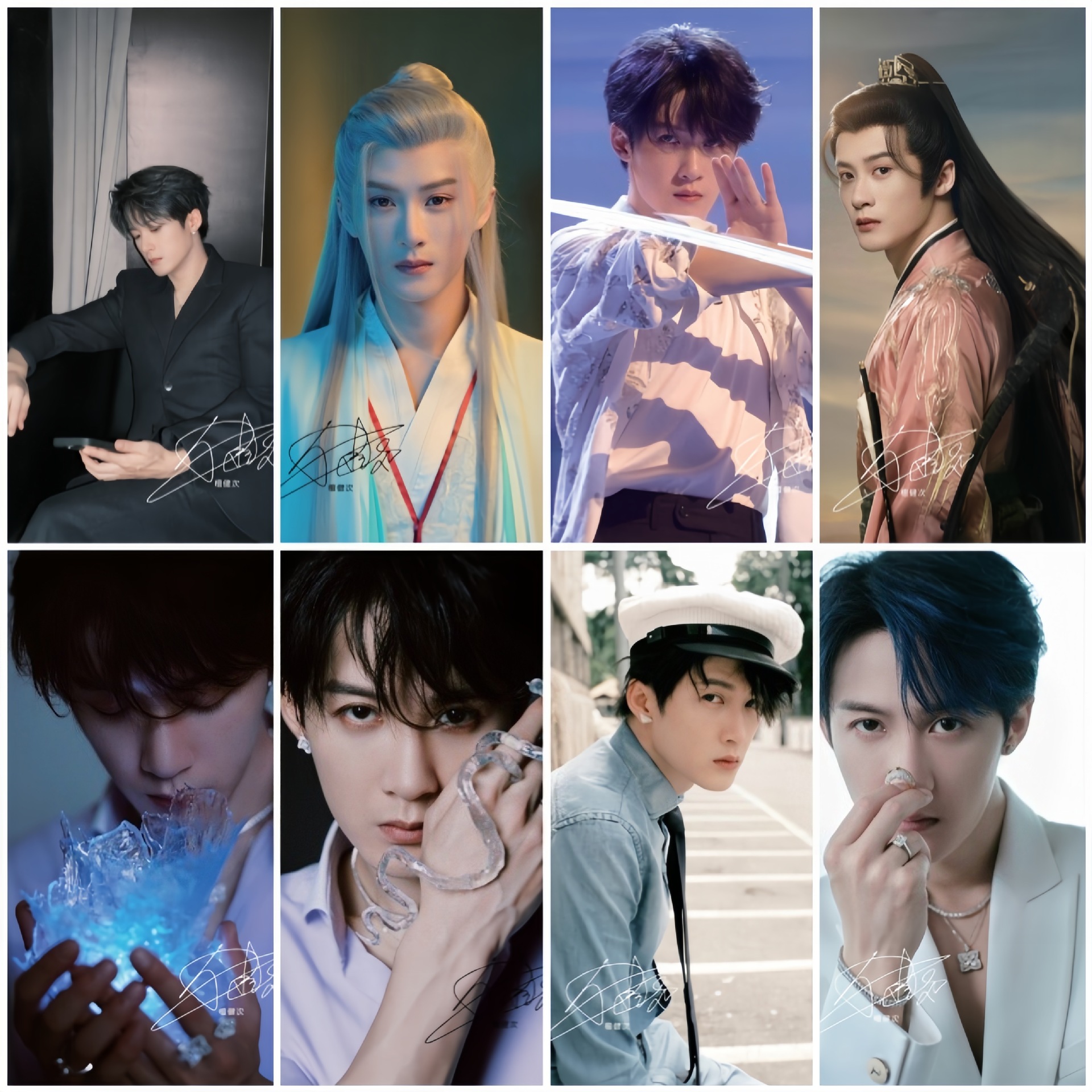 Tan Jian Zi poster 42X29CM star surrounding student dormitory wallpaper interior decoration mural photo wallpaper